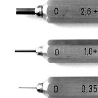 Crayon de contrôle individuel, acier à jauger avec poignée ø6.01-10.00mm