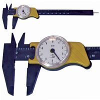 Uhr-Messchieber aus Fiberglas 150mm