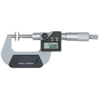 Micromètre numérique avec surfaces de mesure à disque 0-25mm