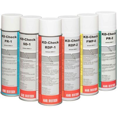KD-Check RDP-2, rotes Farbeindringmittel, Basis Wasser